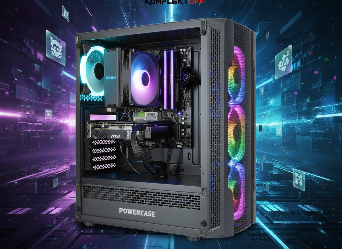 ИГРОВОЙ ПК  / RYZEN 5 5500 / RTX 5060 TI / 32G / 1TB SSD