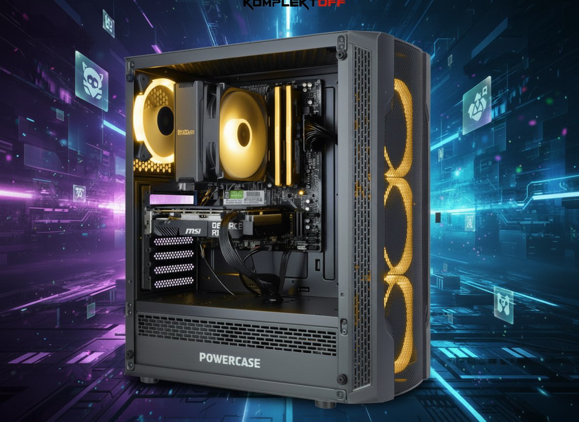 ИГРОВОЙ ПК  / RYZEN 5 5500 / RTX 5060 / 32G / 1TB SSD