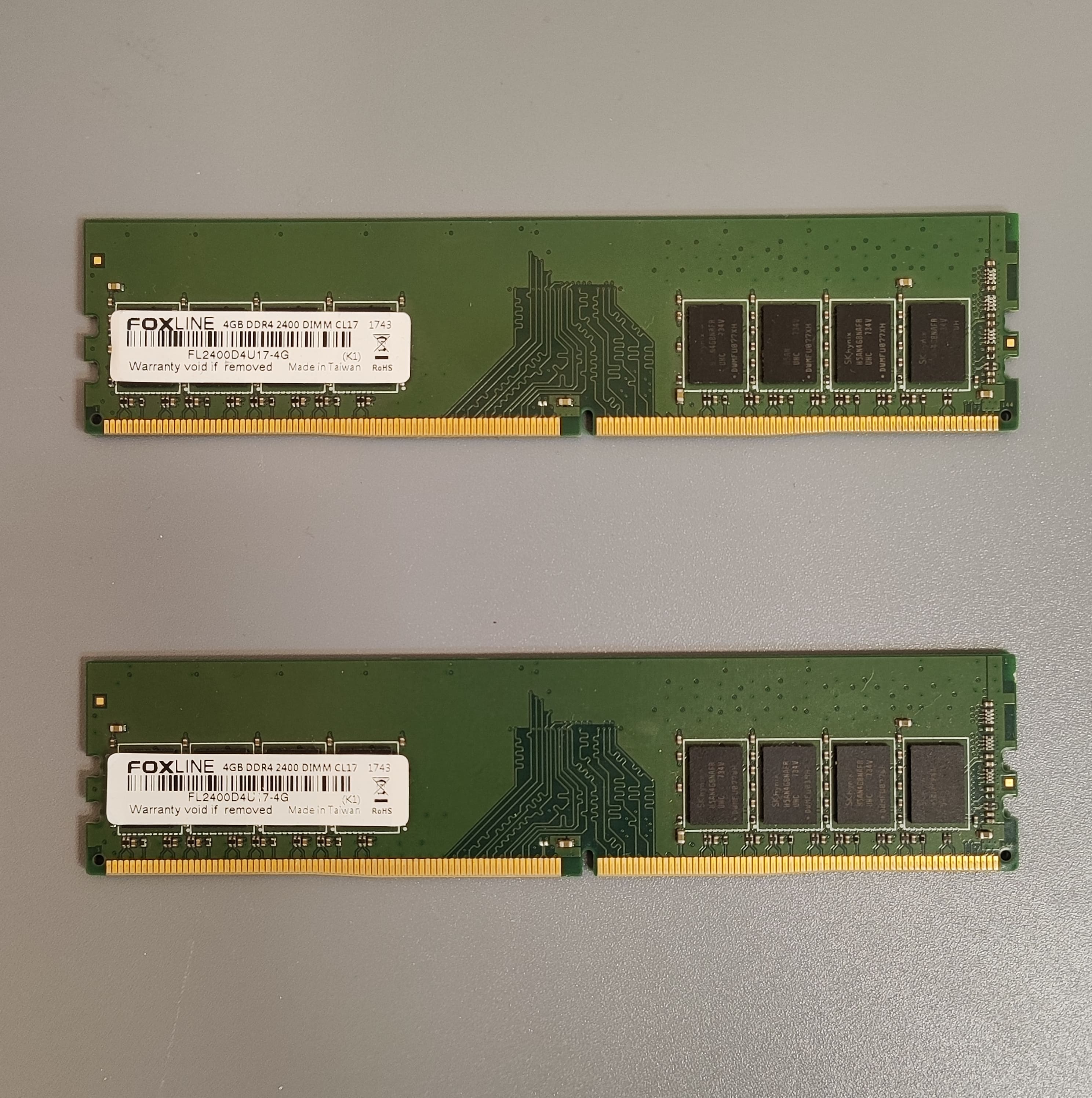 Комплект оперативной памяти DDR4 FOXLINE 8GB (2x4)