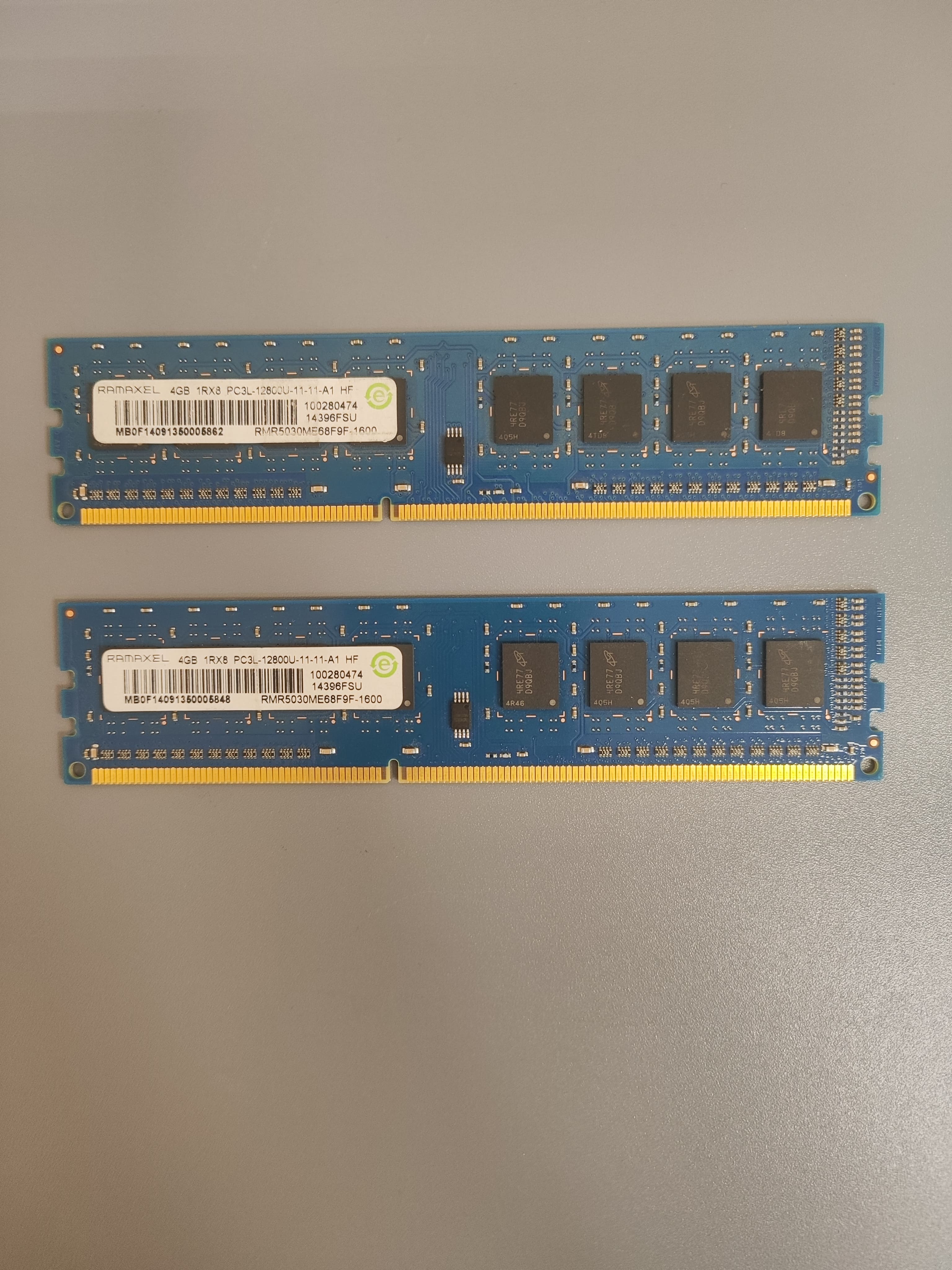 Комплект оперативной памяти DDR3 Ramaxel 8GB 1600Mhz (4x2)