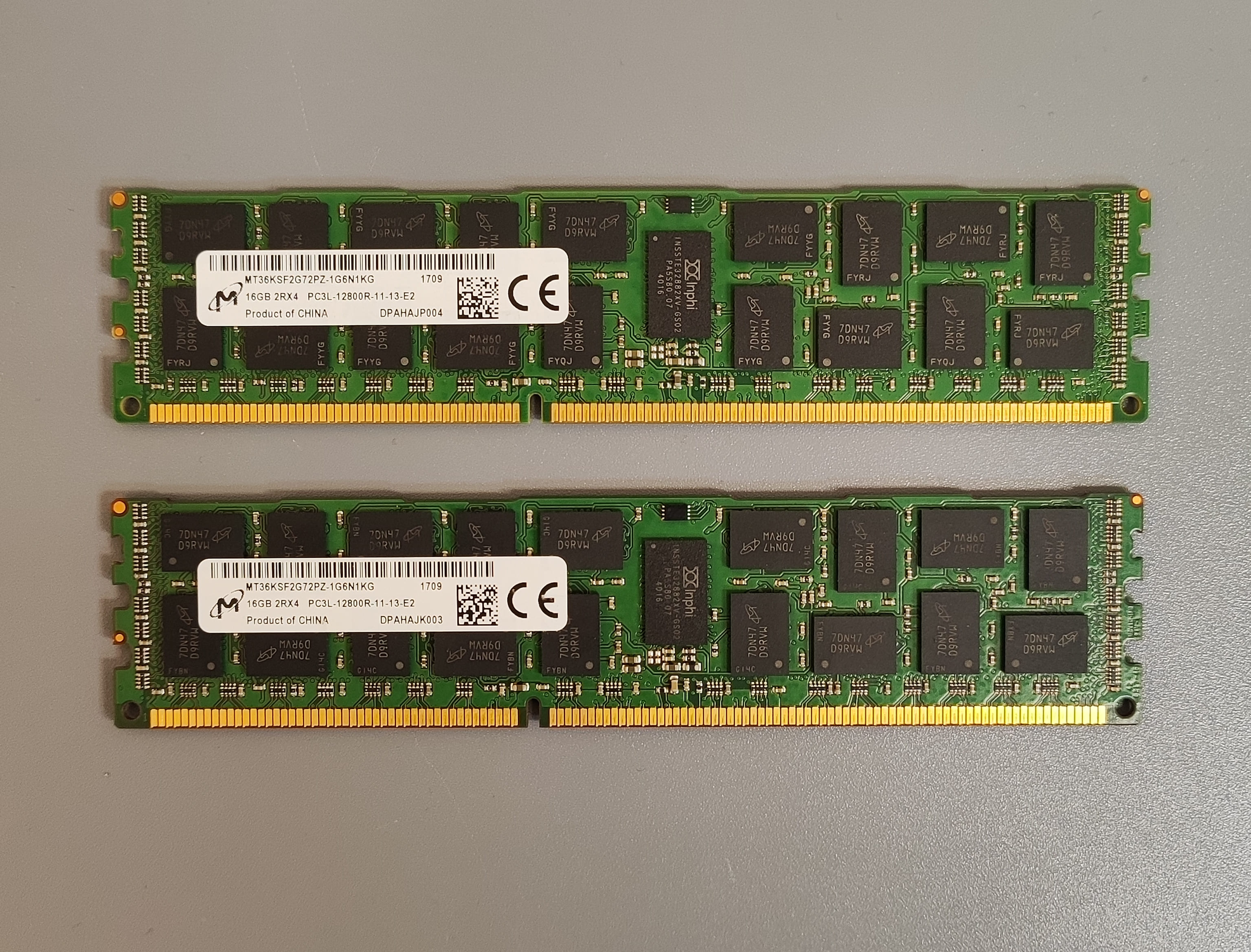 Оперативная память Micron Technology 16 Гб RDIMM DDR3 1600 МГц